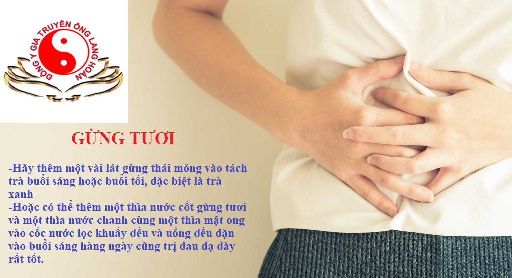 Sử dụng gừng tươi