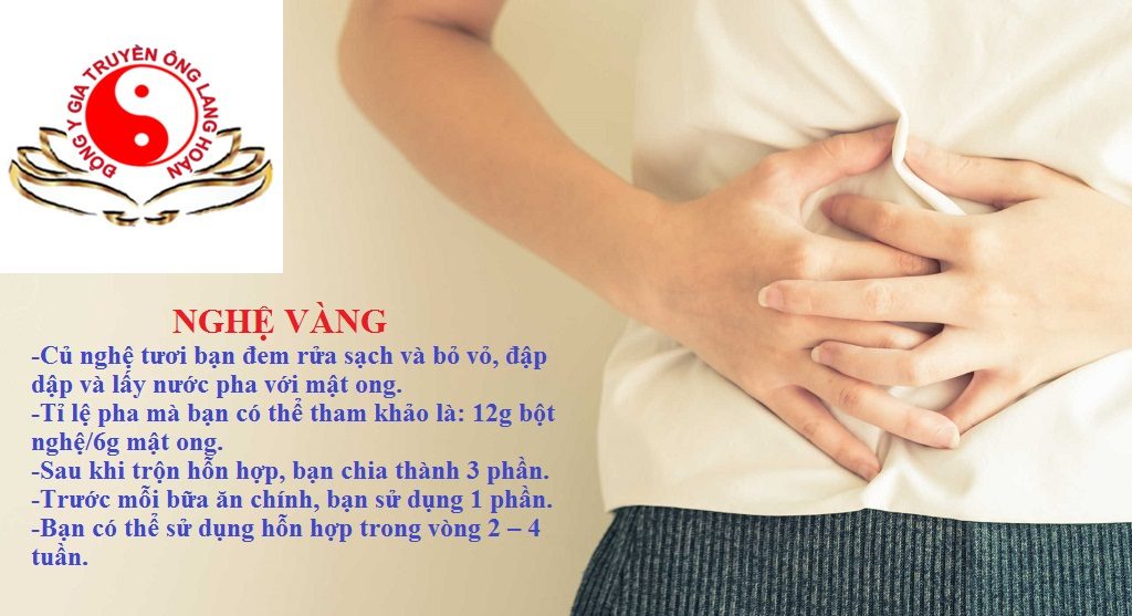 Nghệ vàng giúp giảm đau dạ dày